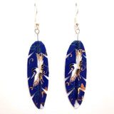 Japanese Washi Feather Earrings