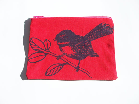 Fantail Coin Purse Red