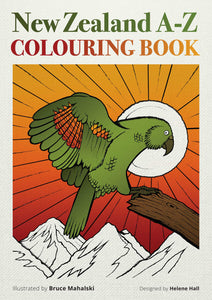 Kiwiana A-Z Colouring Book