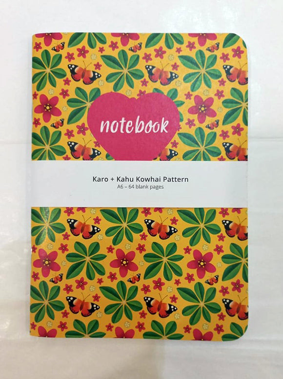 Kiwiana-Pattern A6 Notebooks (Blank)