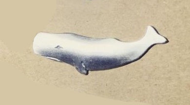 Sperm Whale Brooch (Sterling Silver)