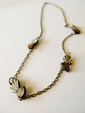 Fantail Chain Necklace (Reclaimed Rimu)