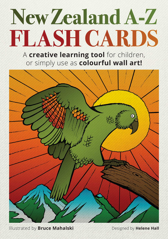 Kiwiana Alphabet Flashcards