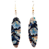 Japanese Washi Feather Earrings