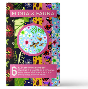 "NZ Flora & Fauna" Pack of 6 Cards