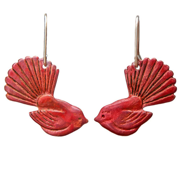 Copper Fantail Earrings