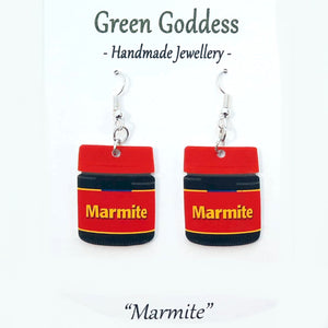 "Marmite" Dangle Earrings