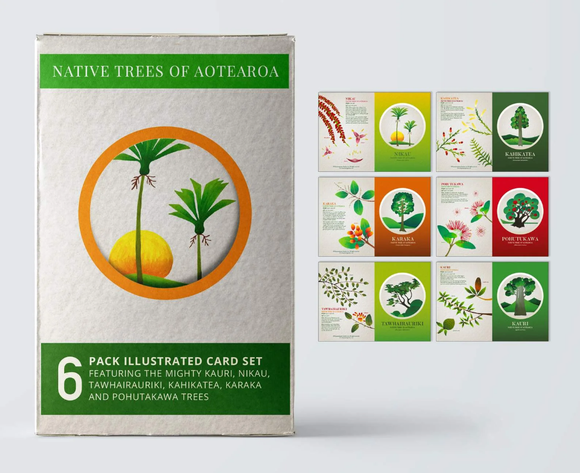 'NZ Native Trees' Card Pack