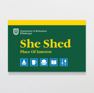 "She Shed" Wooden Sign
