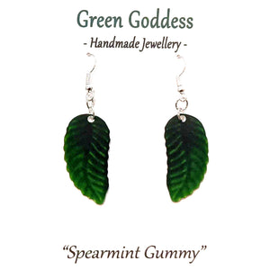 "Spearmint Gummy" Dangle Earrings
