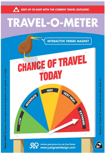 "Travel 'O' Meter" Magnet