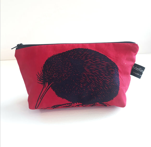Kiwi Make-Up Bag (Red)