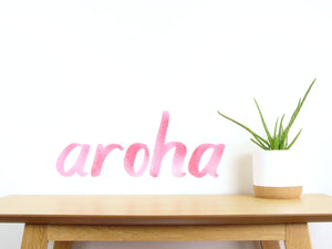 "Aroha" (Love) Decal
