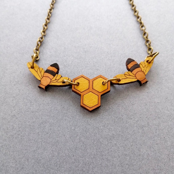 Bees Necklace