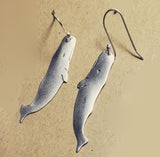 Sperm Whale Dangles (Sterling Silver)