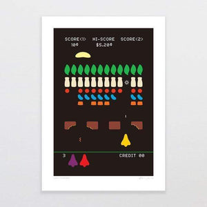 "Lolly Invaders" Print