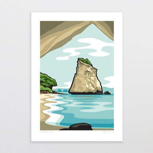 "Cathedral Cove" Print