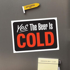 "Beer Is Cold" Interactive Magnet