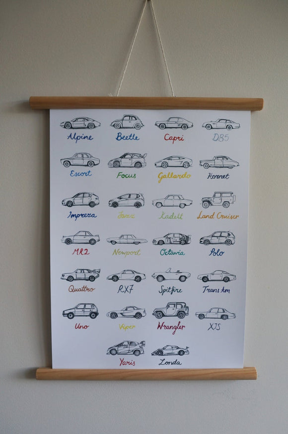 ABC Cars Poster