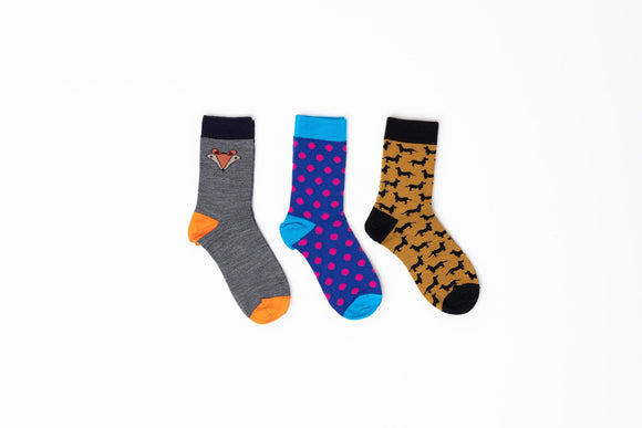 Kids Socks -3 Sizes (75% Merino)