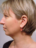 Silver/ Copper Baby Paua Earrings