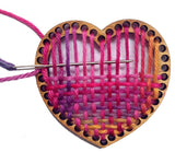 Heart Brooch DIY Weaving Kit